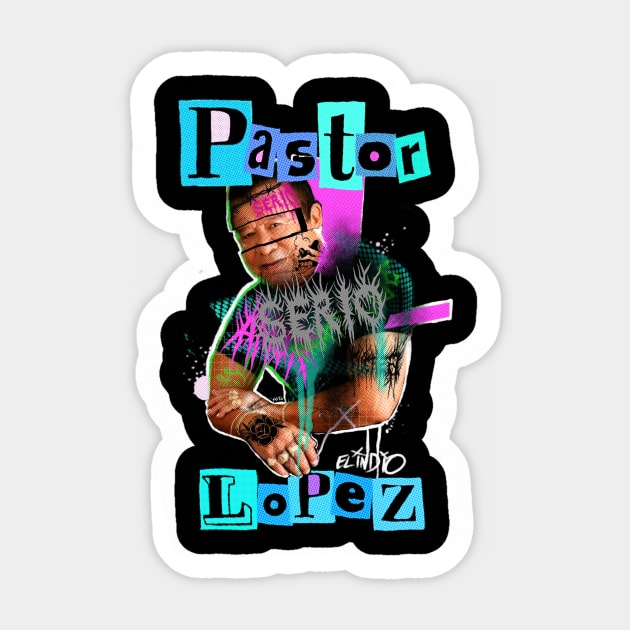 El indio pastor lopez Sticker by  Serios del caribe 